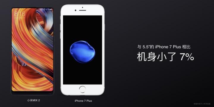 小米 iPhone7 比較