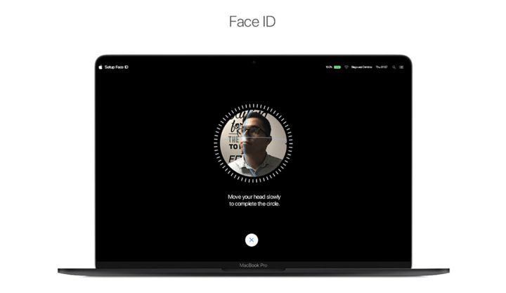 apple mac Face ID